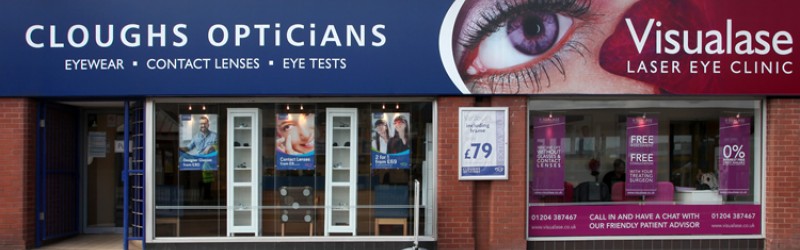 Clough's Opticians and Visualase laser eye surgery clinic operate a shared care packaged with patients.