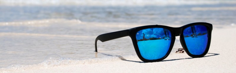 Protect your eyes with sunglasses this summer.