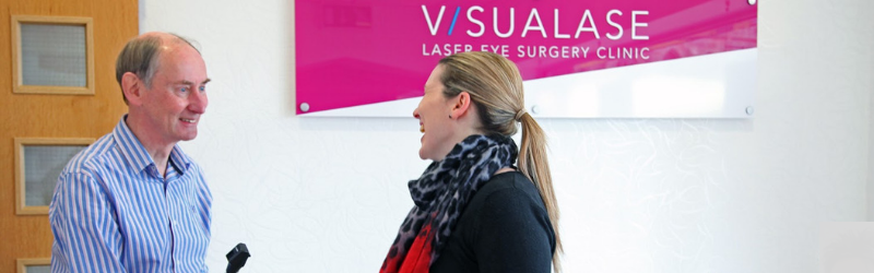 What will you experience when you have laser eye surgery?