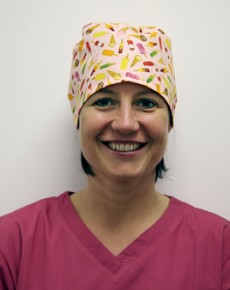 Zoe our Theatre Nurse at the Visualase Laser Eye Surgery, Bolton
