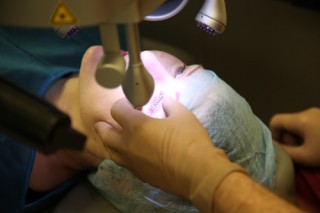 Laser eye surgery takes just 30 minutes to complete